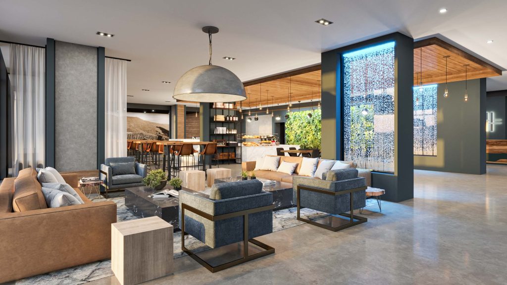 Hudson House East - Kitchen Lounge