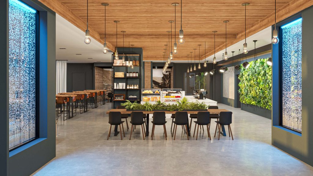 Hudson House East - Kitchen Lounge