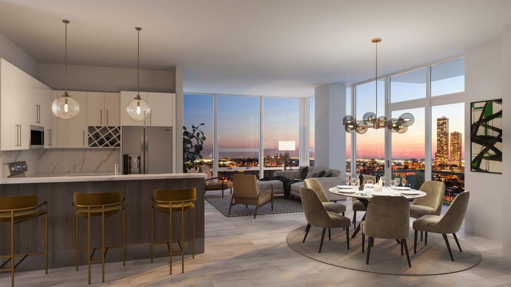 Hudson House East - Kitchen Lounge